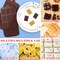 2 Pieces Silicone Break Apart Chocolate Moulds,Silicone Square Mold,Non-Stick Candy Chocolate Bar Mold,Reusable Candy Protein Silicone Chocolate Mold